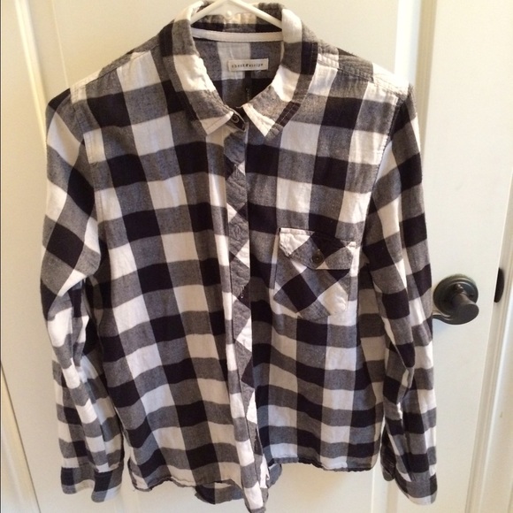 Black and white flannel