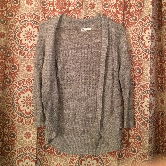 Grey and White Cardigan