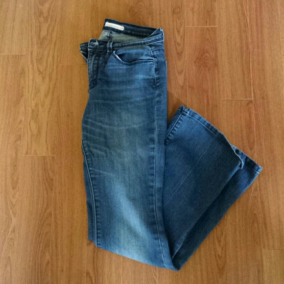 High rise flare jeans
