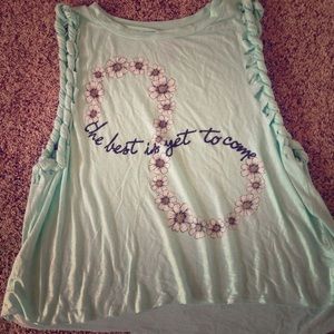 The best is yet to come daisy infinity muscle tee