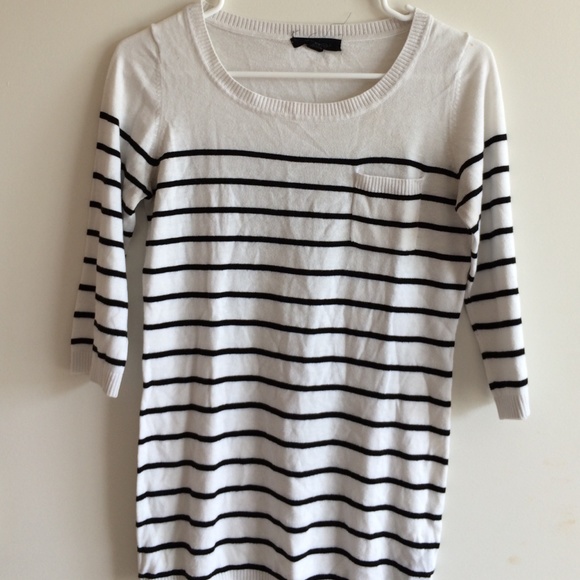STRIPED 3/4 SLEEVE SHIRT