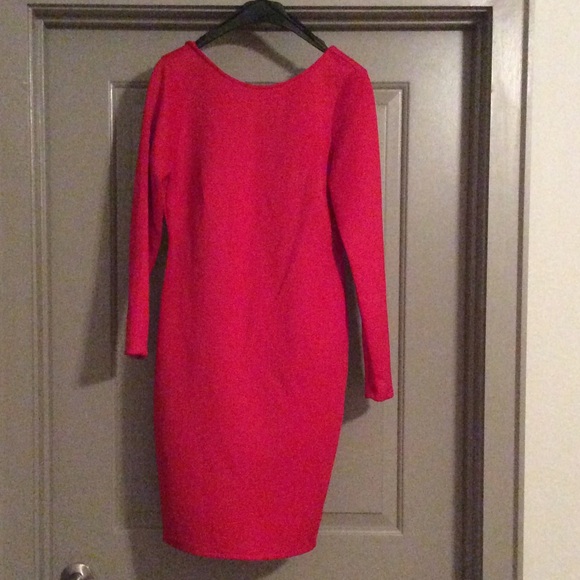 Kardashian Kollection Bodycon Scoop Back Dress