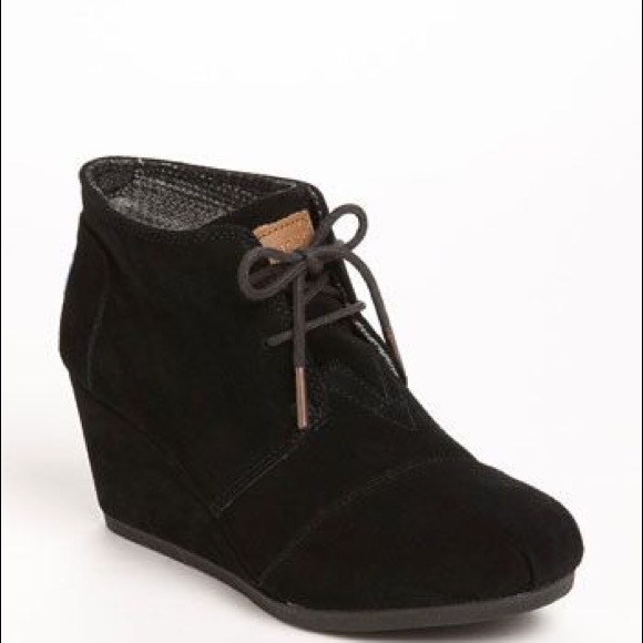 TOMS Desert Bootie Black 10