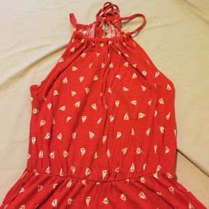 Red old navy dress