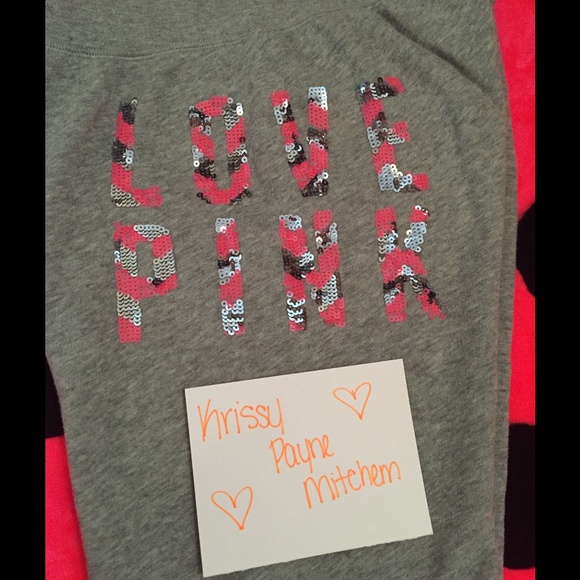 Victoria Secret Pink Chevron sweats