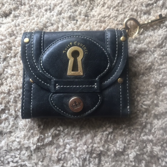 Juicy couture leather tri-fold wallet.