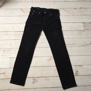 Kut from the Kloth Diana stretch cords in black 12