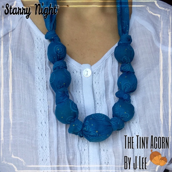 Fabric Nursing/Teething Necklace, Handmade - Picture 1 of 4