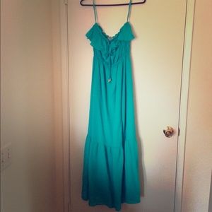 Juicy Couture blue maxi dress