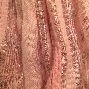 Sparkly pink infinity scarf
