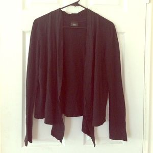 Black cotton cardigan