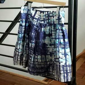 The Limited Blue and white printed skirt