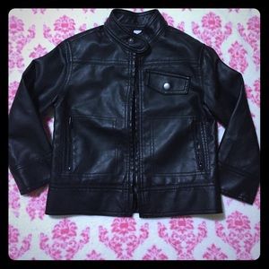 Little girls leather jacket