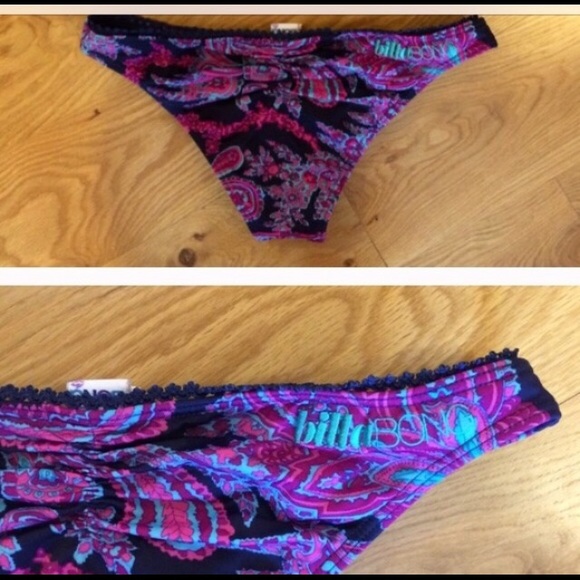 ‼️SOLD‼️ billabong paisley print swim bottom