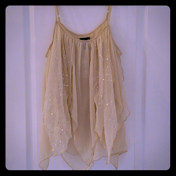 Nude Shimmer Tank