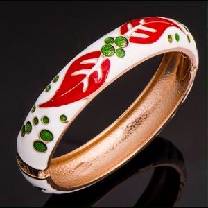 9KT Gold Filled Enamel Bangle Bracelet