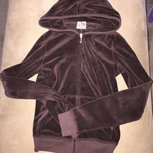 Juicy couture velour zip up