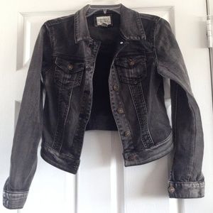 Forever 21 Black Jean Jacket - Size Small