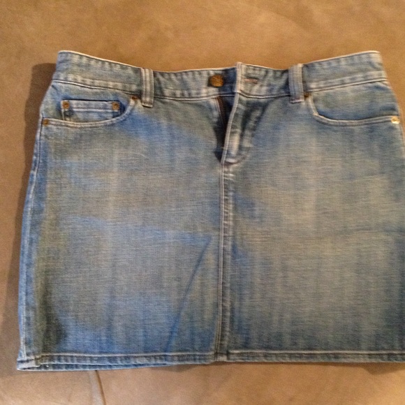 J. Crew denim skirt