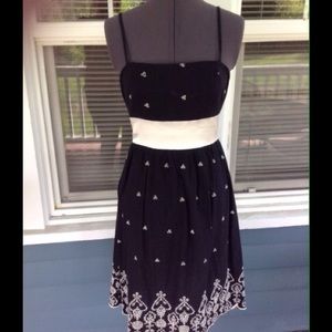 Navy blue dress