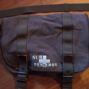 Cotton messenger bag