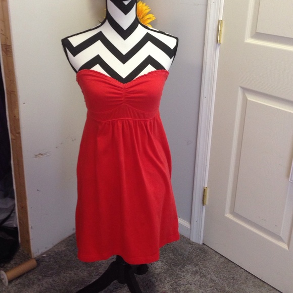 Nice summer strapless hollister dress size large