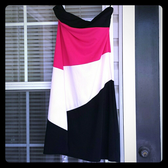 Express strapless dress