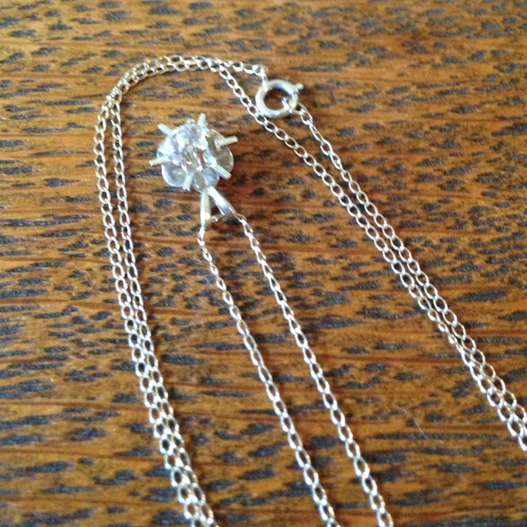 Small diamond necklace