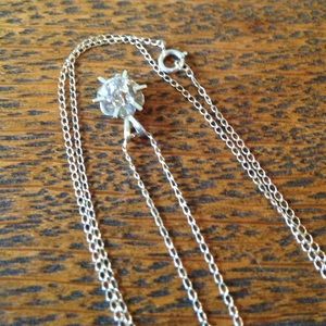 Small diamond necklace