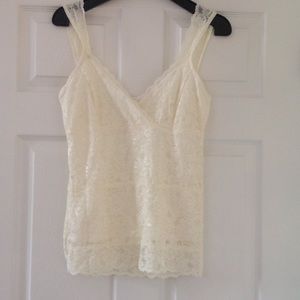 White House Black Market Lacy Top NOWT