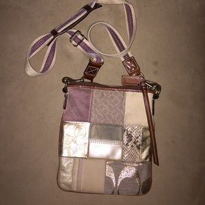 Coach crossbody patchwork purse