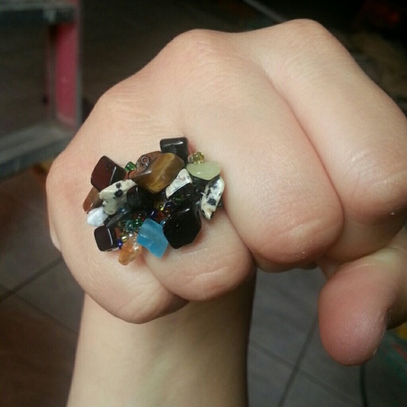 Assorted stones ring - Picture 1 of 2