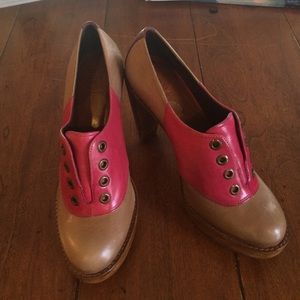 Cole Haan Color Block Leather Shoes.