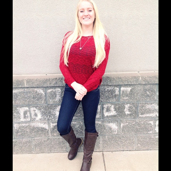 Red sweater