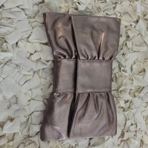 Girls platinum large clutch