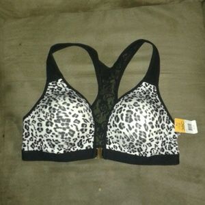Leopard print bra