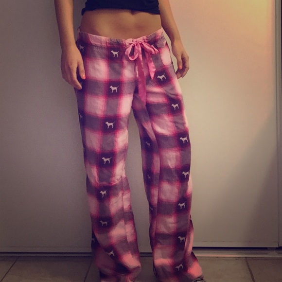 ❤️SOLD❤️Victoria's Secret Pink Plaid Flannel Pants