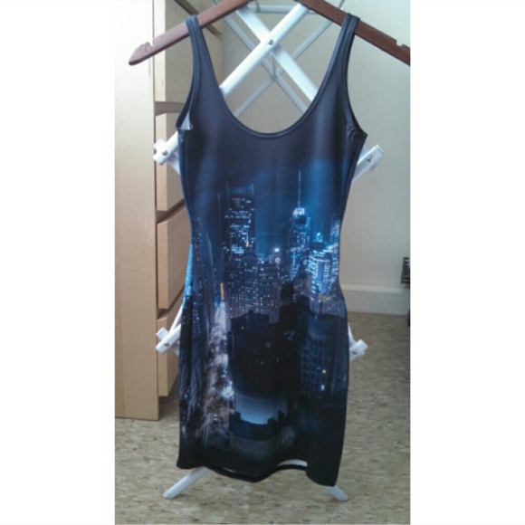 Black Milk Clothing Dark City NYC Bodycon Dress