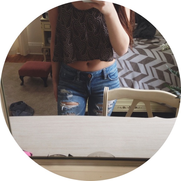 BRANDY MELVILLE PAISLEY TANK