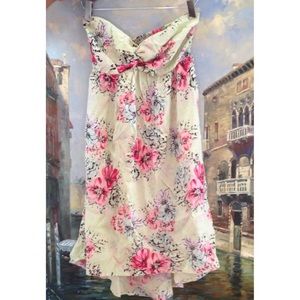 O'Niell Light Green Floral Dress