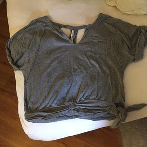 Free People grey lounge top