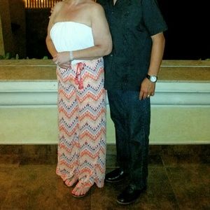 Sleeveless summer pant suit