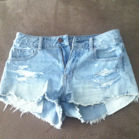 American eagle high waisted festival shorts