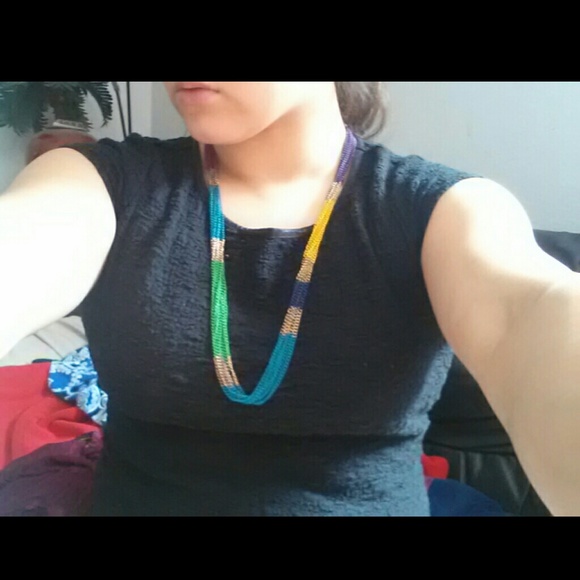 Multicolored necklace - Picture 1 of 2