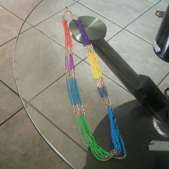 Multicolored necklace - Picture 2 of 2