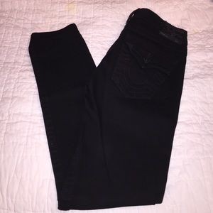 Authentic True Religion Size 25 Black Jeans