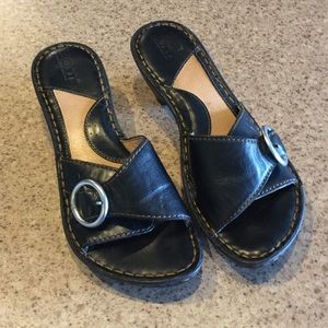 Born Black Sandals