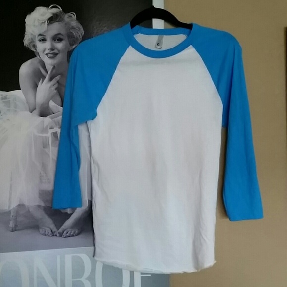 American Apparel baseball tee