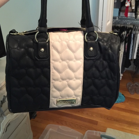 Betsey Johnson Black & White Purse
