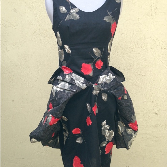 Vintage peplum dress - Picture 4 of 4